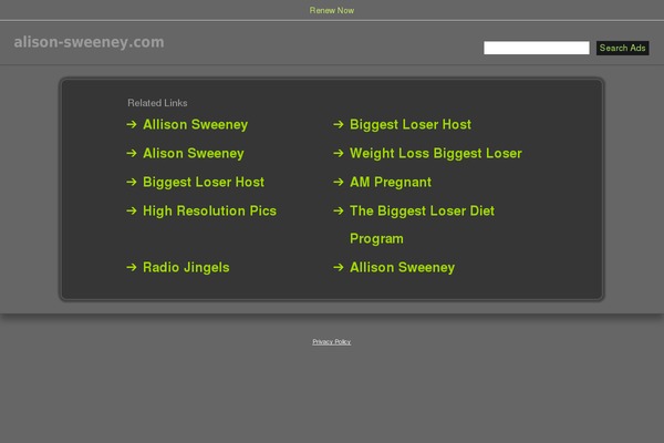 alison-sweeney.com site used Omm_wp17