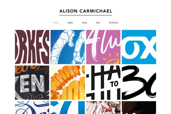 alisoncarmichael.com site used Alison