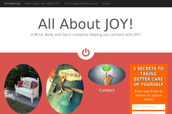 Site using Simple Aweber Optin Widget plugin