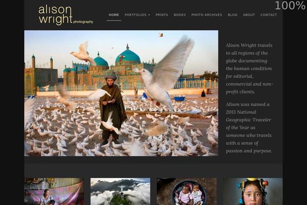 alisonwright.com site used Awright2015