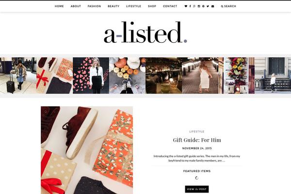 alistedblog.com site used Alisted-v2