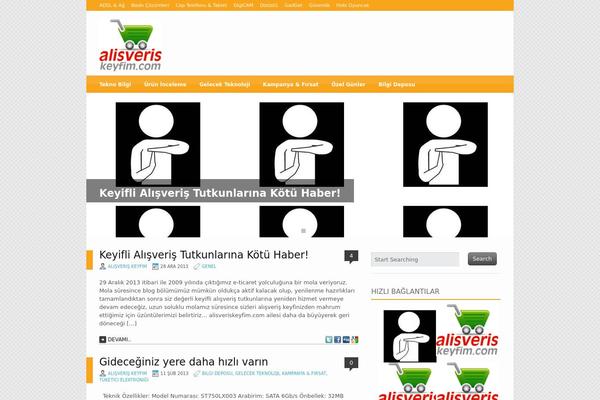 Techblog theme site design template sample