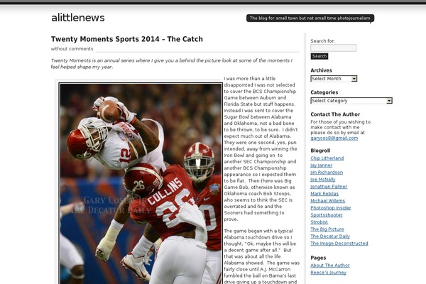 Journalist theme site design template sample