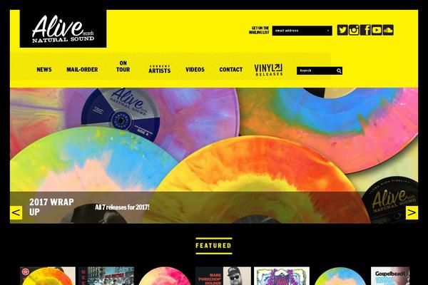 alive-records.com site used Alive