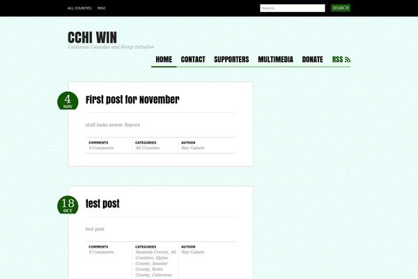 Bueno theme site design template sample