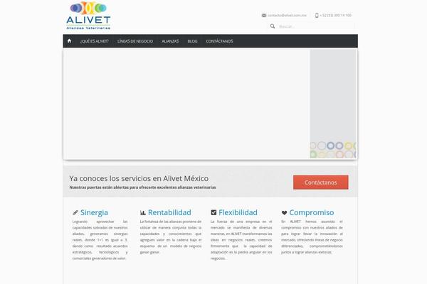 Vibecom theme site design template sample