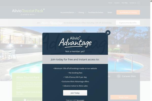 Site using Awesome Weather Widget plugin