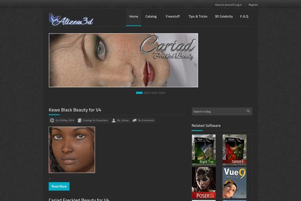 Crevision theme site design template sample