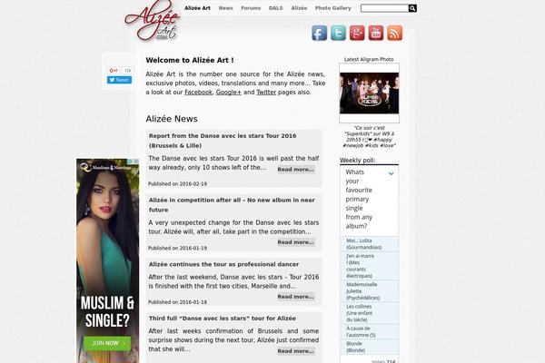 alizeeart.com site used Alizee-v7