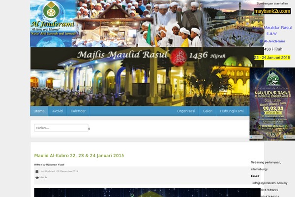 Site using Modern-events-calendar plugin