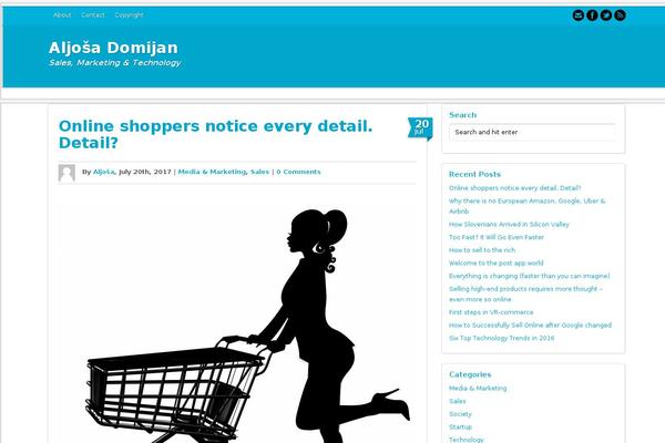 aljosadomijan.com site used Chameleon Pro
