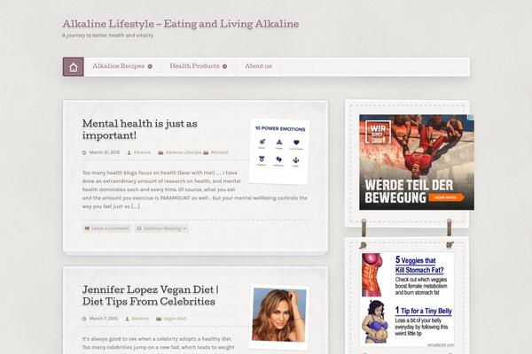 Artificer theme site design template sample