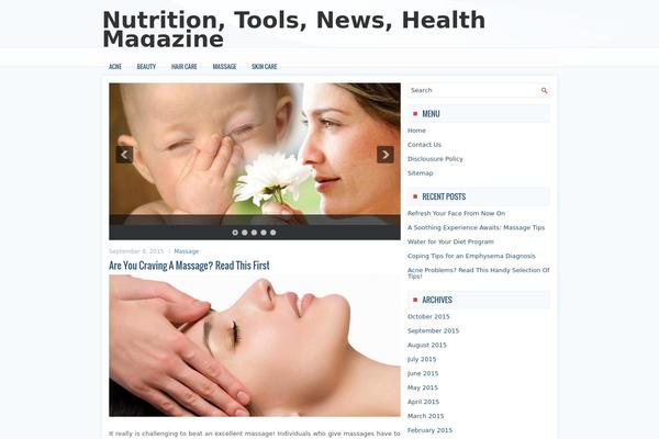 Aspect theme site design template sample