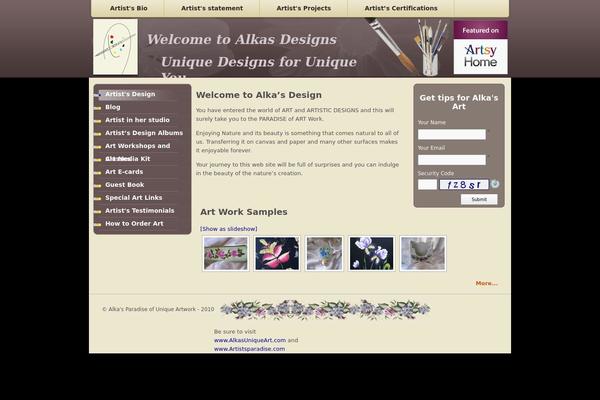 Site using Cforms plugin