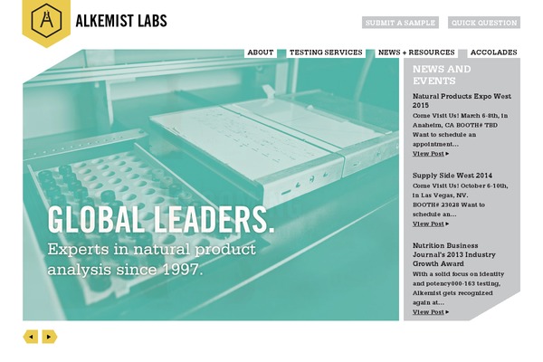 alkemist theme websites examples