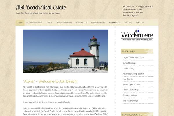 alkibeachrealestate.com site used Fabric8ted Child Theme