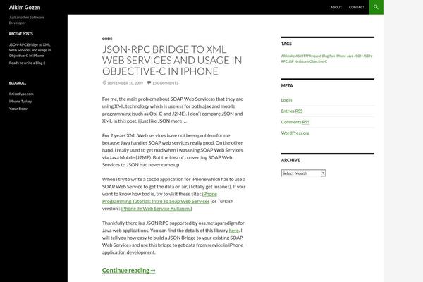 Site using Cforms plugin