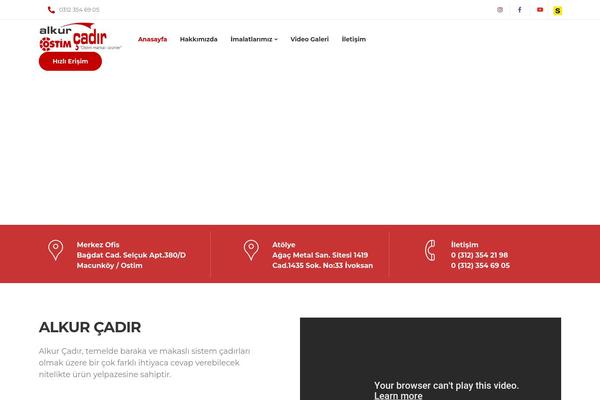 Ekko theme site design template sample