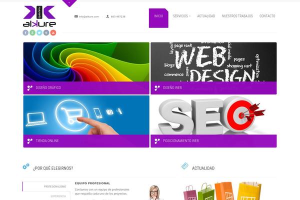 Maestro theme site design template sample