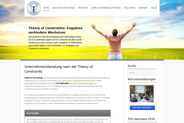 Nyx theme site design template sample
