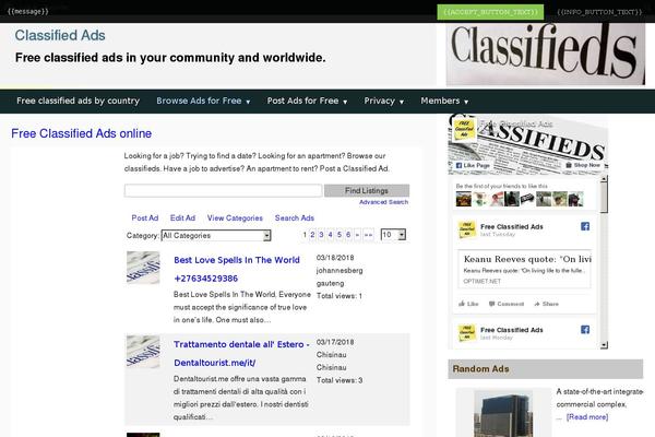 LarrysList theme site design template sample