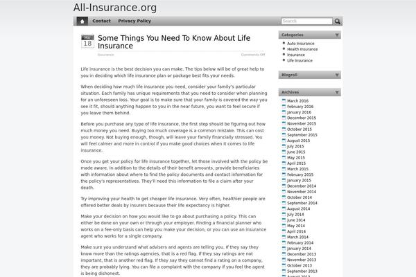 iBlog theme site design template sample