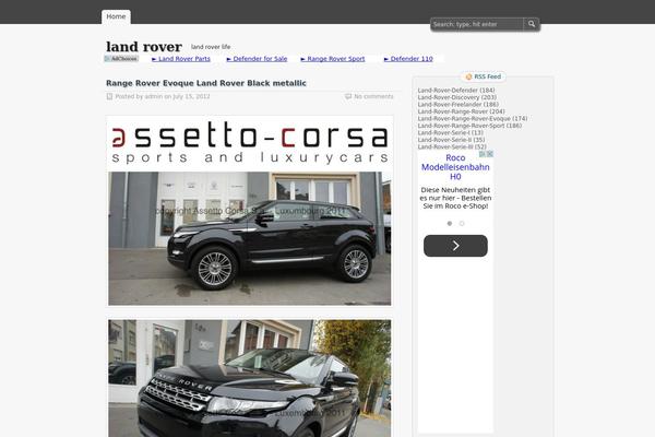zBench theme site design template sample