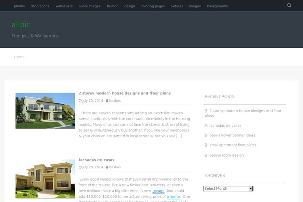 CleanPress theme site design template sample