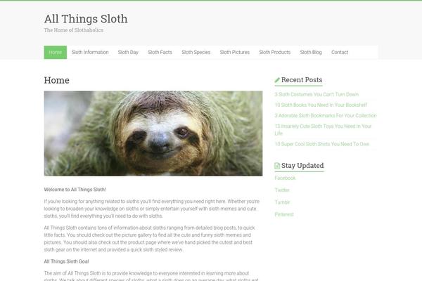 Accelerate theme site design template sample
