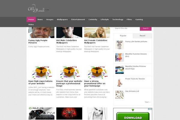 Site using WP Tab Widget plugin