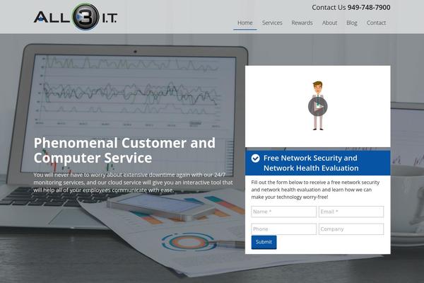 Designn theme site design template sample
