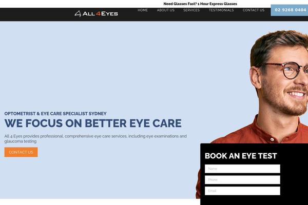 SiteOrigin Unwind theme site design template sample