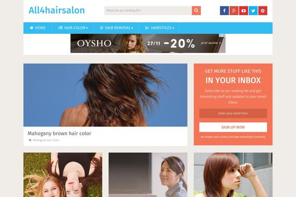 SociallyViral theme site design template sample