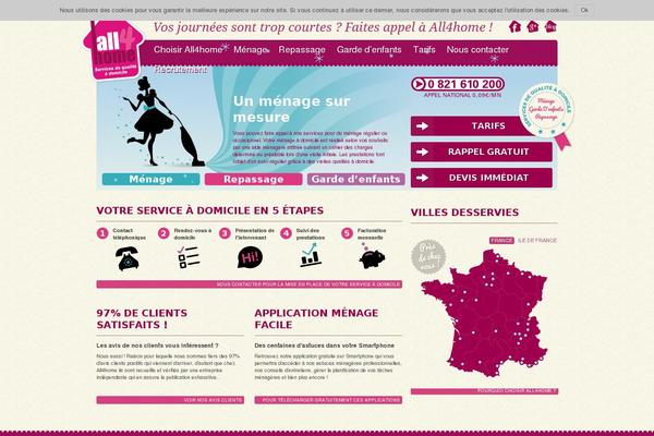 All4Home theme site design template sample