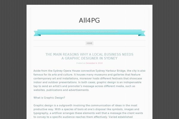 Forever theme site design template sample