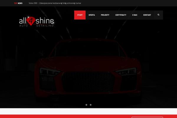 Splash theme site design template sample