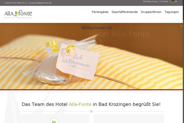 Site using giWeather plugin