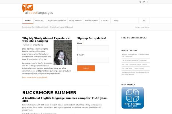 Site using WP Social Bookmarking plugin