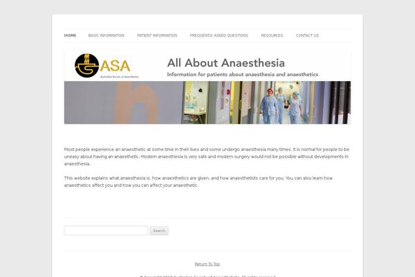 Site using Footer Putter plugin