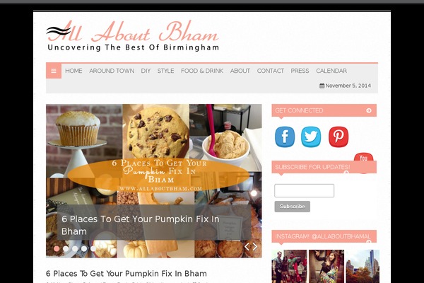 Scroller theme site design template sample
