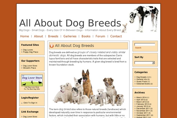 allaboutbreeds.com site used Dogbreeds2