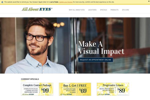 Divi Child theme site design template sample