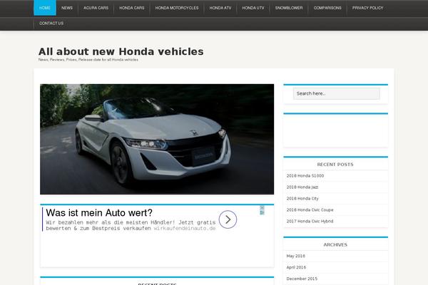 iMag Mag theme site design template sample