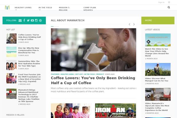 Site using WP Canvas - Responsive Videos plugin