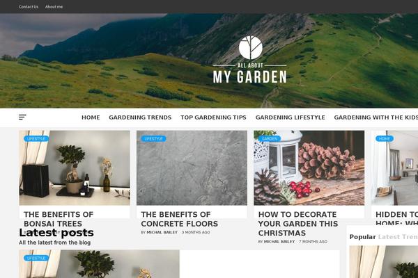 allaboutmygarden.com site used Magazine 7