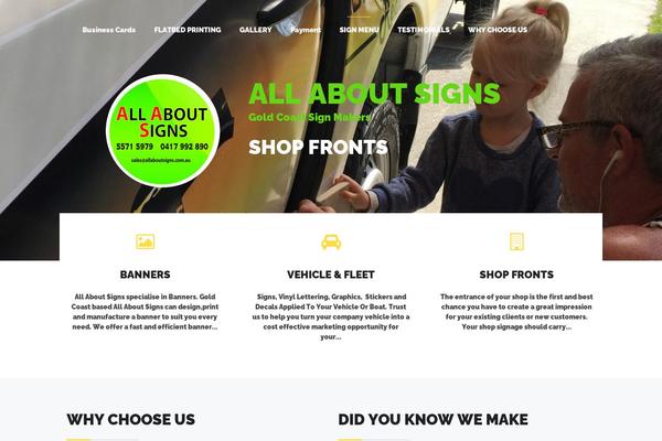allaboutsigns.com.au site used Biography