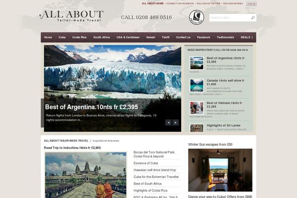 Journey theme site design template sample