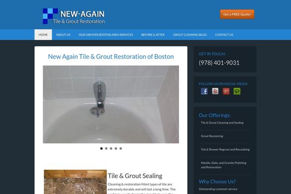 Outreach theme site design template sample