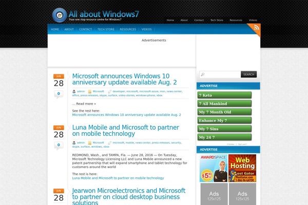 Colorbold theme site design template sample