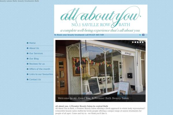 Spasalon theme site design template sample